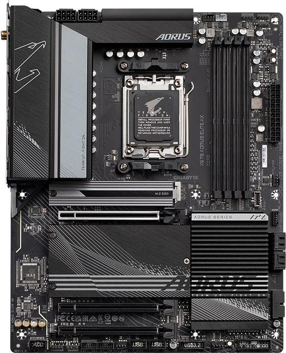 Actual product image Gigabyte GIGA X670 AORUS ELITE AX AM5/DDR5/ATX (AM5, AMD X670, ATX)