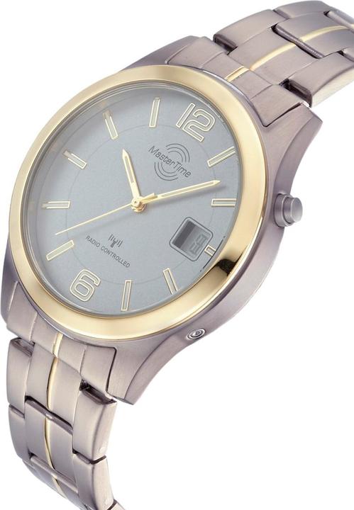 Actual product image Conrad Components MasterTimeFunkExpertMen's Watch (Analogue wristwatch, Digital watch, Radio-controlled clock, 42 mm)