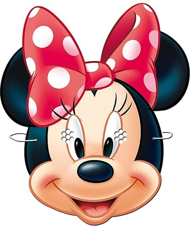 Produktbild Disney Minnie Maus Party Maske (6er Pack)