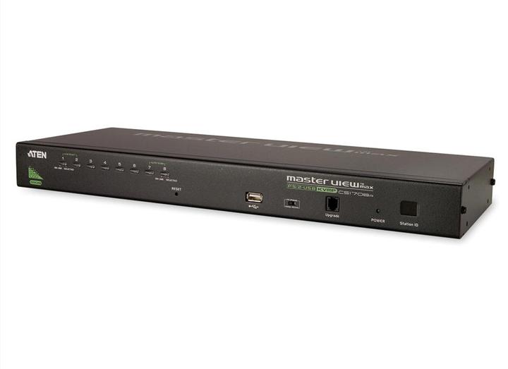 Actual product image Aten CS1708A, 8-Port KVM Switch 2x PS2/ USB, VGA, daisychain