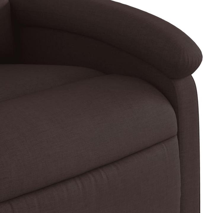 Image du produit VidaXL Fauteuil de massage tissu marron foncé,Couleur : marron foncé,Matériaux