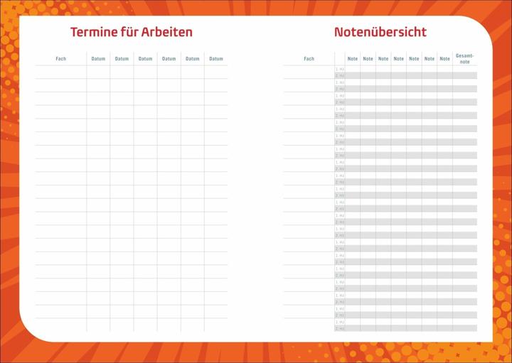 Image du produit Calendrier scolaire Manga A5 2024/2025 (A5, Allemand)