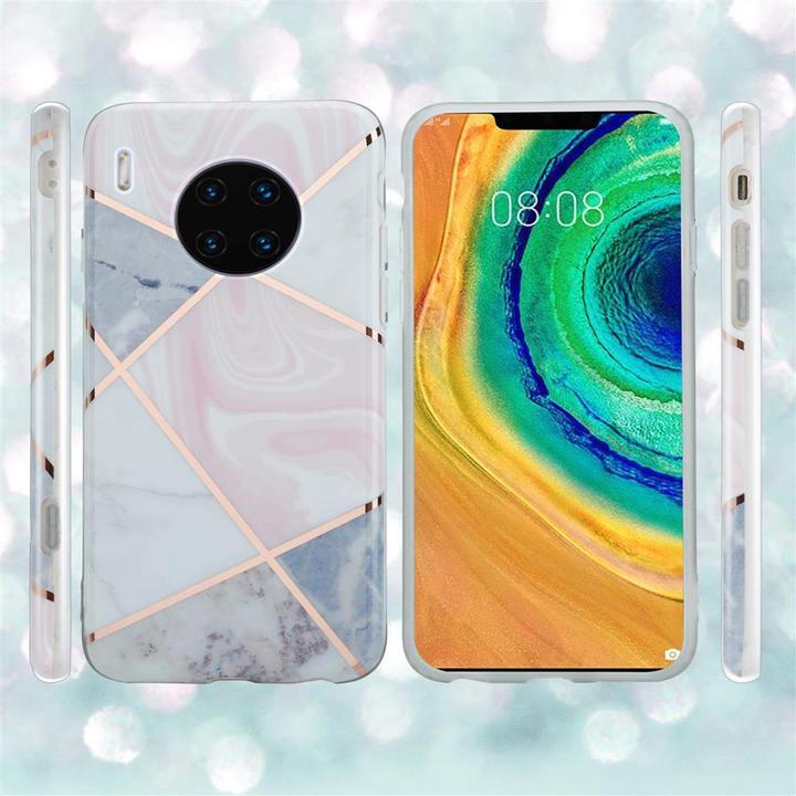 Produktbild Cadorabo IMD TPU Bunter Marmor Cover (Huawei Mate 30 Pro)