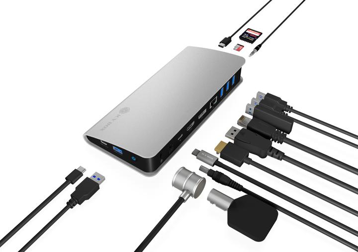 Produktbild Icy Box RaidSonic ICYBOX IB-DK2408-C Dockingstation 11in1 (USB-C, 1 Ports)