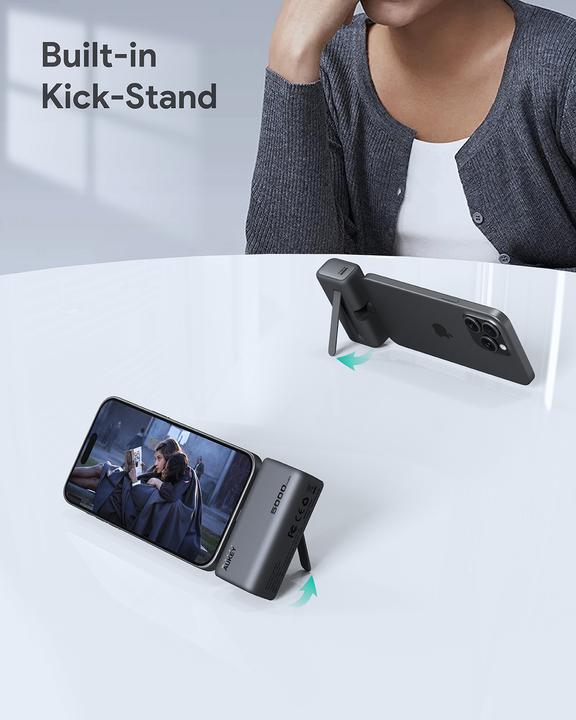 Actual product image Aukey Spark Pocket (5000 mAh, 20 W, 18.50 Wh)
