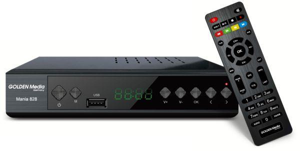 Produktbild Golden Media MANIA 828 (DVB-T2, H.265 + DVB-C) (DVB-T2)