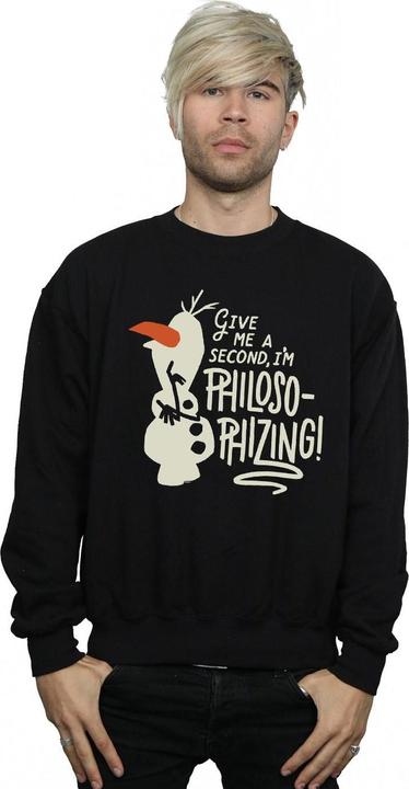 Actual product image Disney Mens Frozen 2 Olaf Philosophizing Sweatshirt (S)