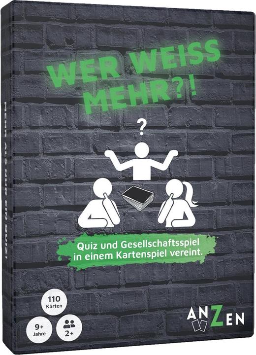 Produktbild Anzen Spiele WER WEISS MEHR?! (d) (Deutsch)