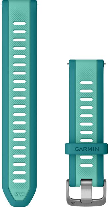 Immagine prodotto Garmin cinturino per orologio a sgancio rapido, turchese/aqua (20 mm, Silicone)