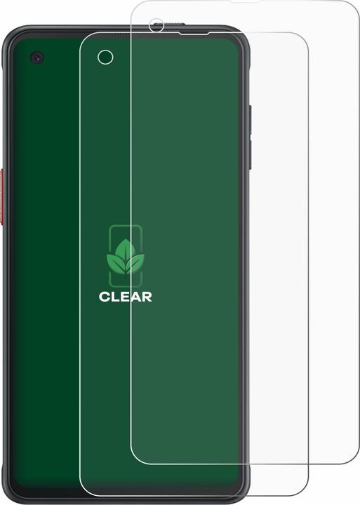 Produktbild ScreenLeaf Schutzfolie nachhaltiger Displayschutz Displayschutzfolie Folie Klar Transparent (2 Stück, Samsung Galaxy Xcover Pro)
