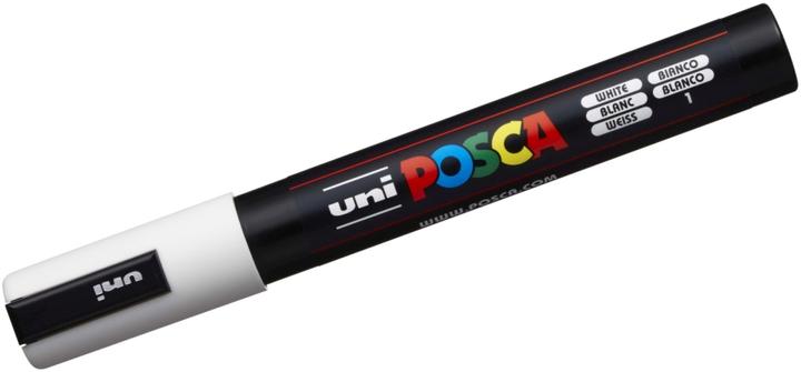 Produktbild Posca Marker PC-5M Rundspitze (Weiss, 2.50 mm, 1 x)