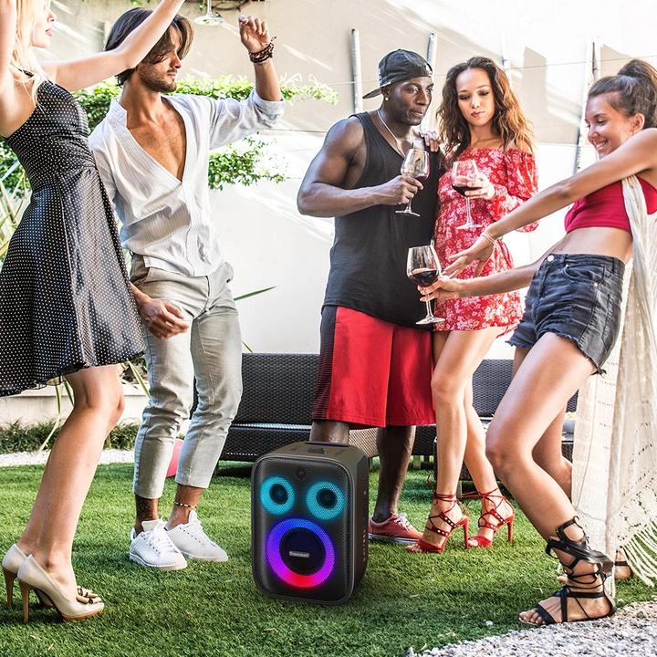 Actual product image Tronsmart Wireless Bluetooth Speaker Halo 200 with microphone (black) (18 h, Battery operated)