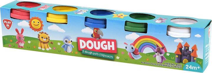 Actual product image PlayGo 5 X 5OZ pack - basic colour, 8605