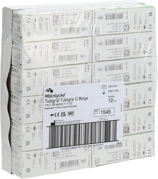 Produktbild Mölnlycke Schlauchbandage C 1mx6.75cm beige