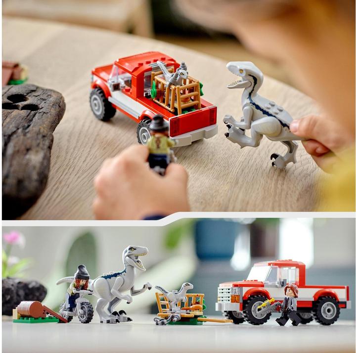 Immagine prodotto LEGO Blu e Beta nella trappola dei Velociraptor (76946, LEGO Jurassic World)