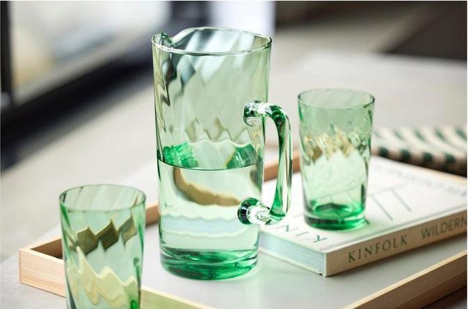 Image du produit Lyngby 40 cl - Verre - Grøn (4.50 dl, 4 x, Verres à long drink)