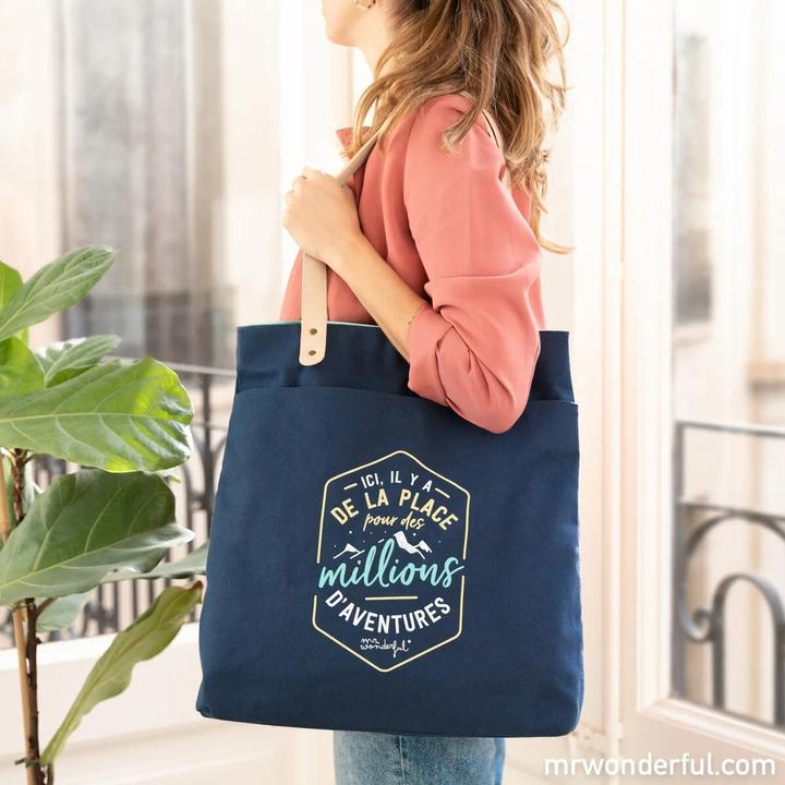 Immagine prodotto Mr. Wonderful tote bag - qui, c'è spazio per