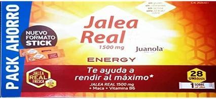 Immagine prodotto Juanola Pappa Reale Energy 1500mg 28 Bustine 10ml - Confezione da 28