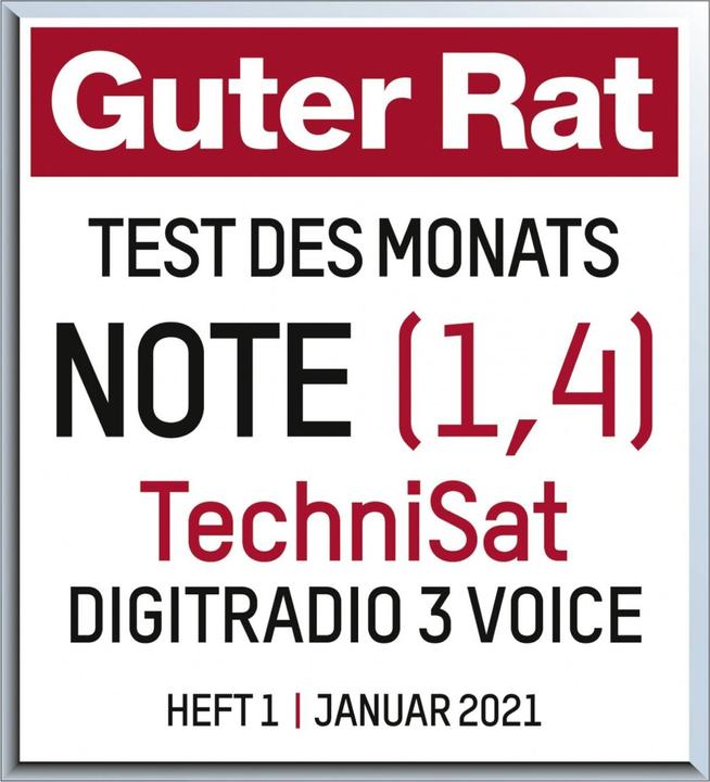 Actual product image TechniSat DigitRadio 3 Voice (DAB+, FM)