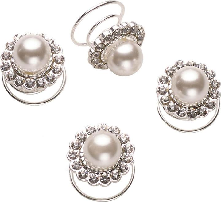 Actual product image Celebride Curlies With Pearls And Rhinestones