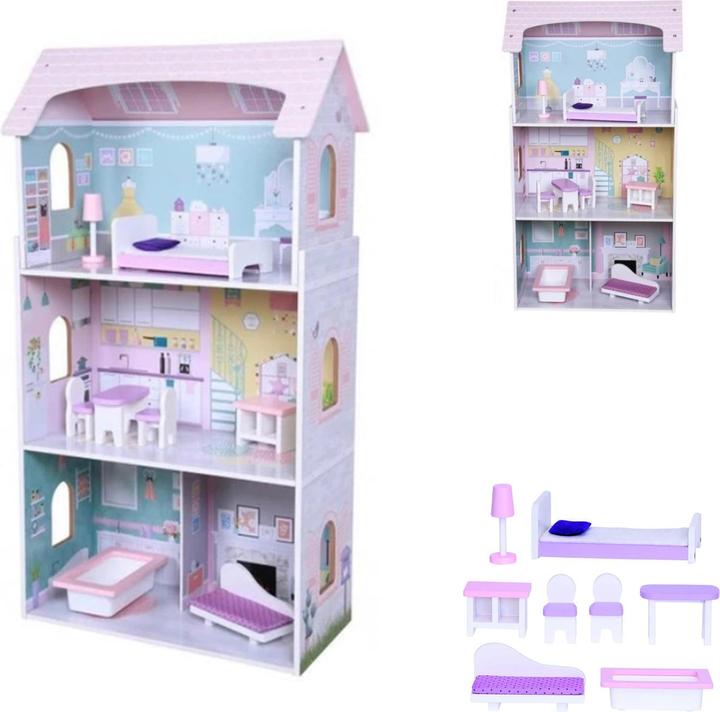 Immagine prodotto Moni Casa delle bambole di legno Anna 4121