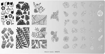 Peggy Sage Piastra di timbratura Tropical Punch per Nail Art