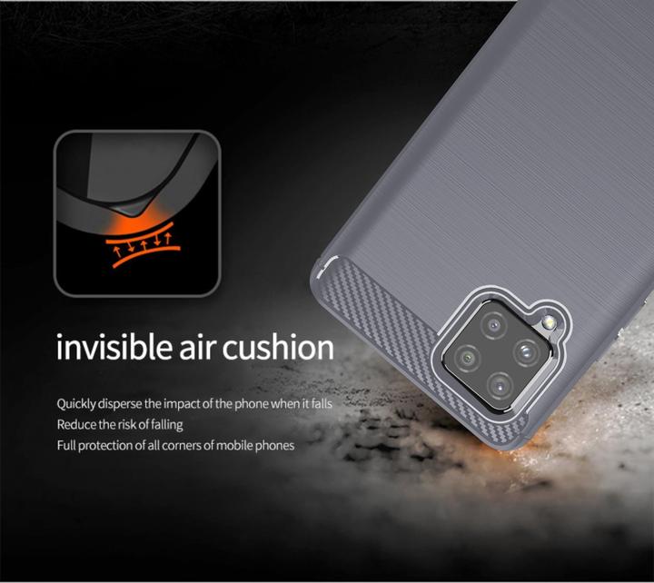 Image du produit Cadorabo TPU Ultra Slim carbon edelstahl Combi Cover (Samsung Galaxy A42 5G)