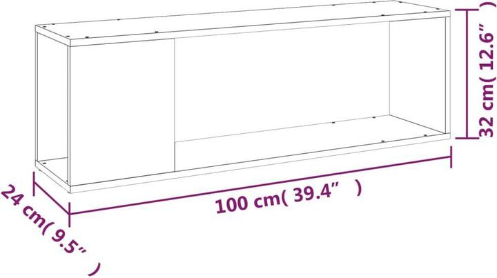 Image du produit VidaXL Axel (100 x 24 x 32 cm)