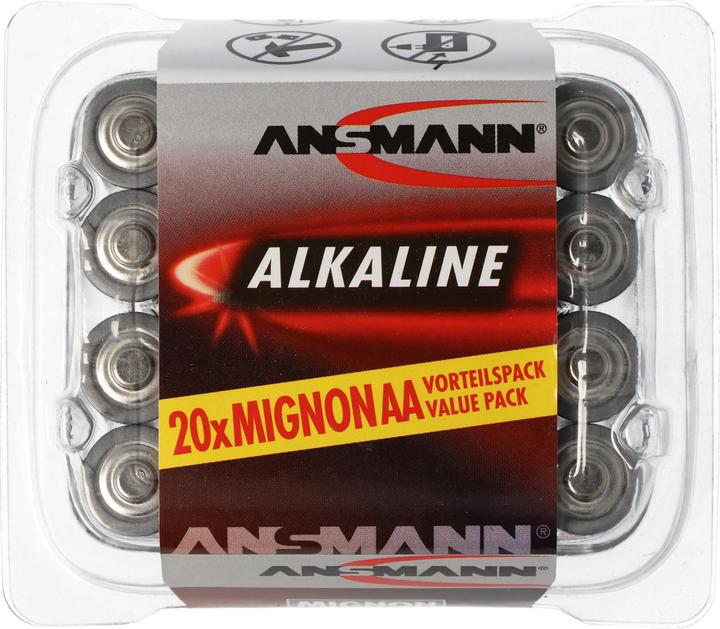Actual product image Ansmann LR6 Mignon (20 pcs., AA)