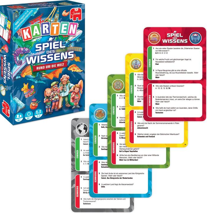 Immagine prodotto Jumbo Gioco di conoscenza Il giro del mondo (Tedesco)