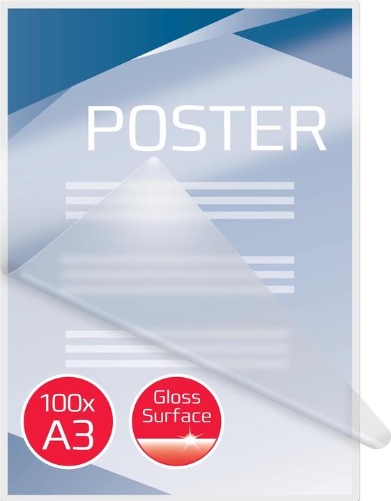 Image du produit GBC Feuille de plastification (A3, 100 pièce(s), 125 µm)