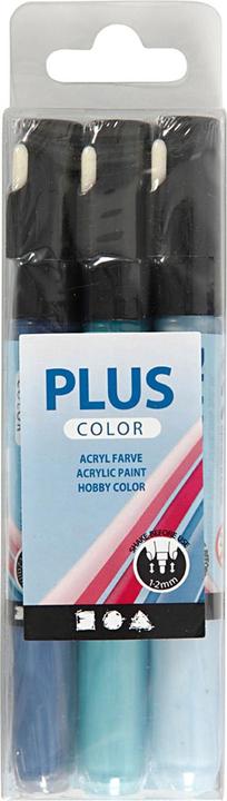 Image du produit Creativ Company Marqueur acrylique (Bleu, Bleu clair, Bleu aqua, 2 mm, 3 x)