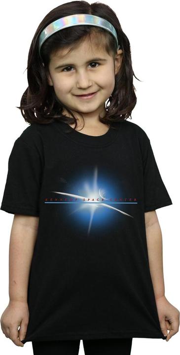 Actual product image Nasa Girls Kennedy Space Centre Planet Cotton T-Shirt (116)