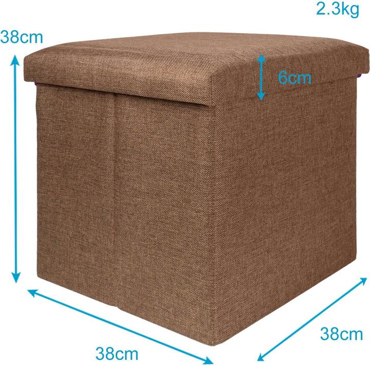 Actual product image Intirilife Seat Cube BERNSTEIN BROWN