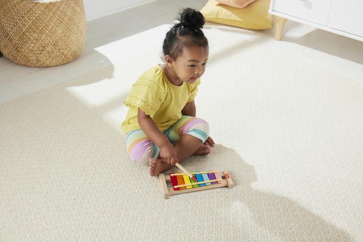 Produktbild Fisher-Price Buntes Xylophon mit Hammerspiel aus Holz (Multilingual)