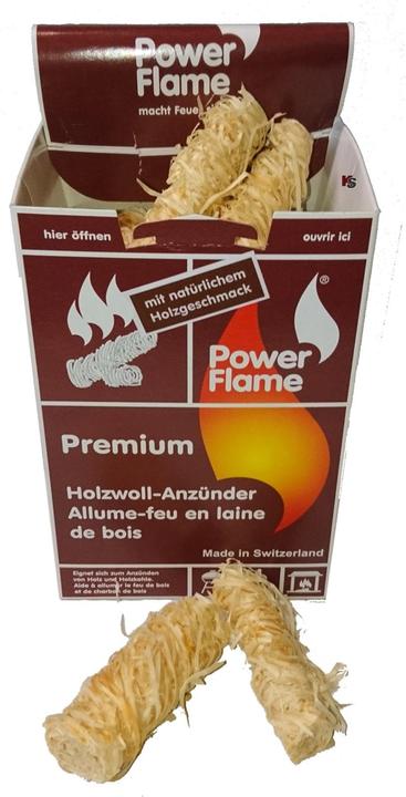 Power Flame Allume-feu en laine de bois
