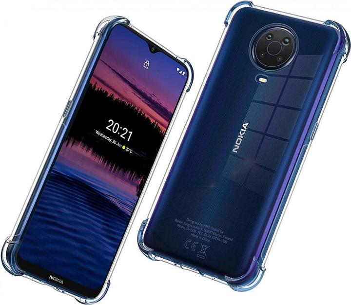 Produktbild Screenguard Nokia G20 Hülle Crystal Soft Airbag Bumper (Nokia G20)