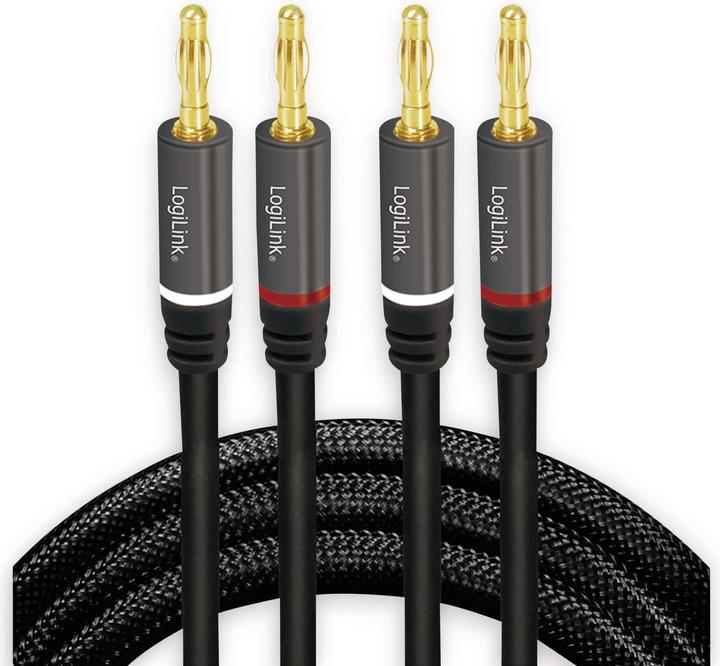 Produktbild LogiLink CA Lautsprecherkabel (5 m, 2 mm²)