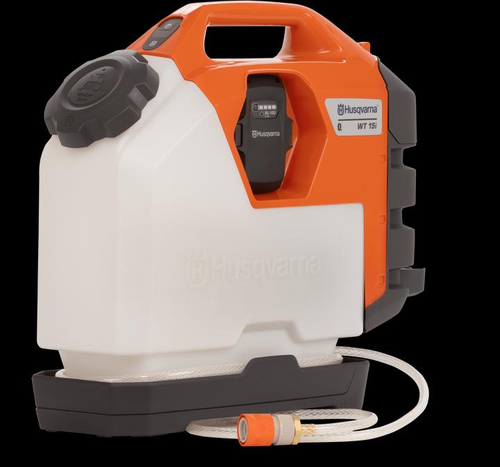 Produktbild Husqvarna WT 15I Wassertank inkl Akku BLI100+Ladegerät QC80