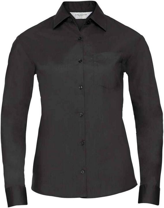 Actual product image Russell Womens/Ladies Poplin Easy-Care Long-Sleeved Formal Shirt (M)