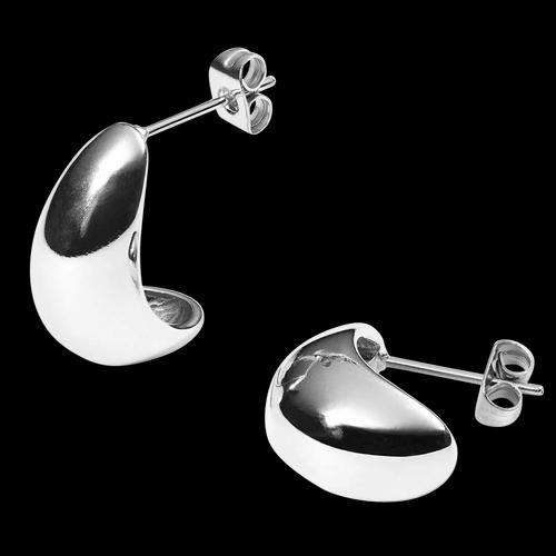 Actual product image Purelei Big Drop earrings silver (Stainless steel)