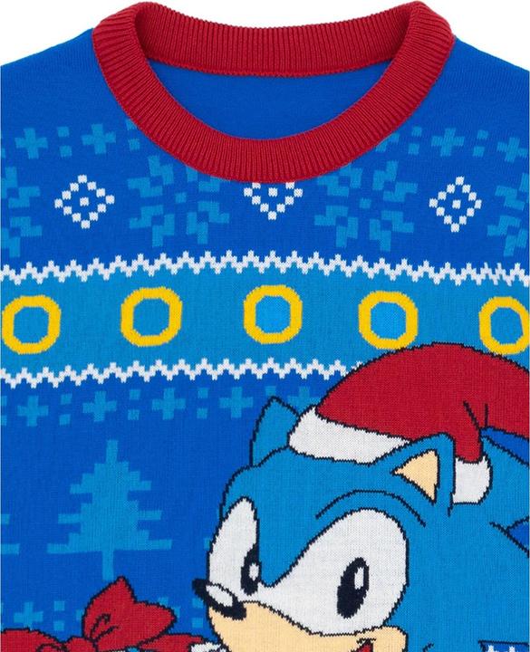 Produktbild Sonic The Hedgehog Pullover weihnachtliches Design (L)
