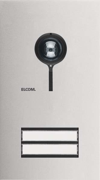 Actual product image Elcom Door station video 2/1 2D REQ502Y stainless steel ONE