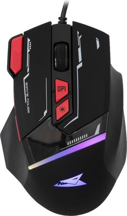 Actual product image Baracuda Gaming Mouse MANTA, 8D, 12800 dpi,Black (BGM-041) (Cable)