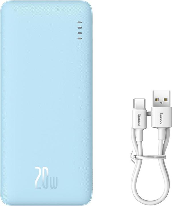 Immagine prodotto Baseus Airpow 10000 mAh 20W powerbank (blu) (10000 mAh, 20 W, 20 Wh)