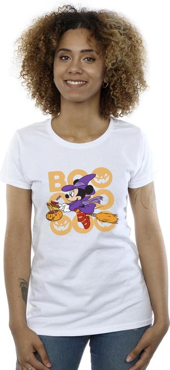 Actual product image Disney Womens/Ladies Boo Minnie Mouse Witch Cotton T-Shirt (S)