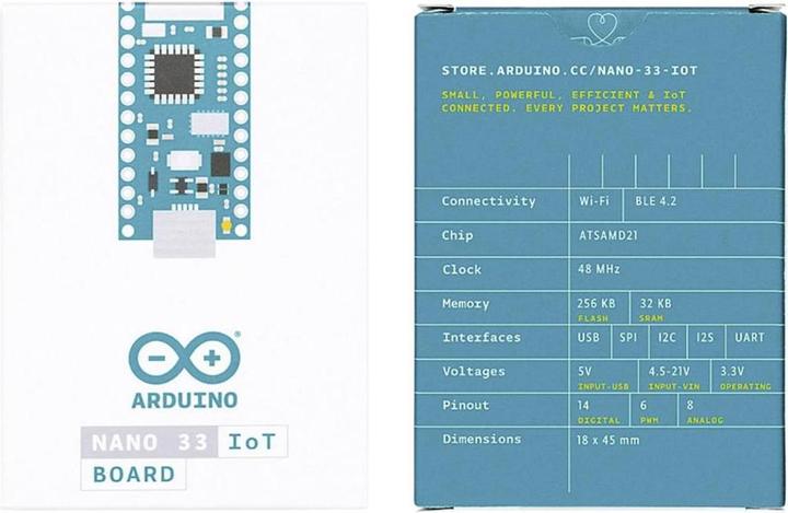 Image du produit Arduino Carte de développement Nano 33 IoT