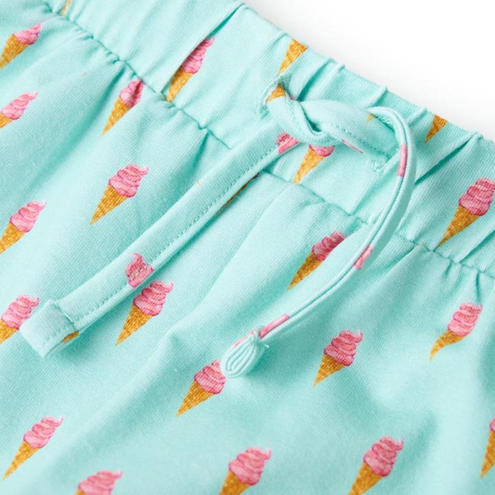 Produktbild VidaXL Kindershorts mit Kordelzug Helles Minzgrün 140,Material (140)