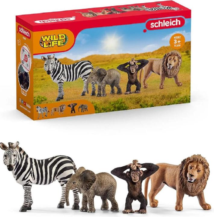 Actual product image Schleich Wild Life "Africa" Starter Set 42721
