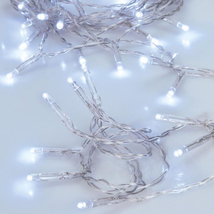 Immagine prodotto H & S Collection Fata LED, per interni, 10 LED bianchi luminosi, a batteria, L 100 cm (1 m)